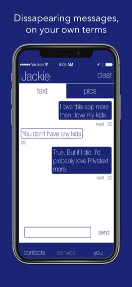 Game screenshot Privatext - Private Text App mod apk