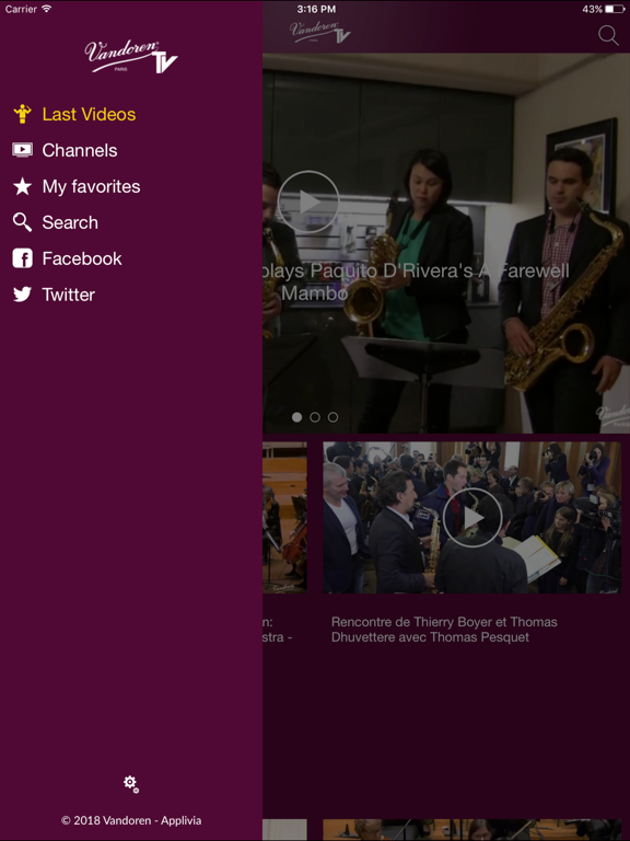 Screenshot #5 pour MY VANDOREN TV