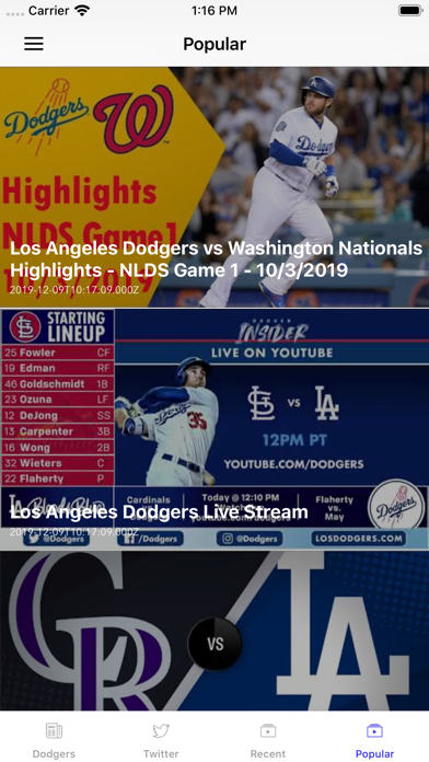 Los Angeles Local News Sports Screenshot