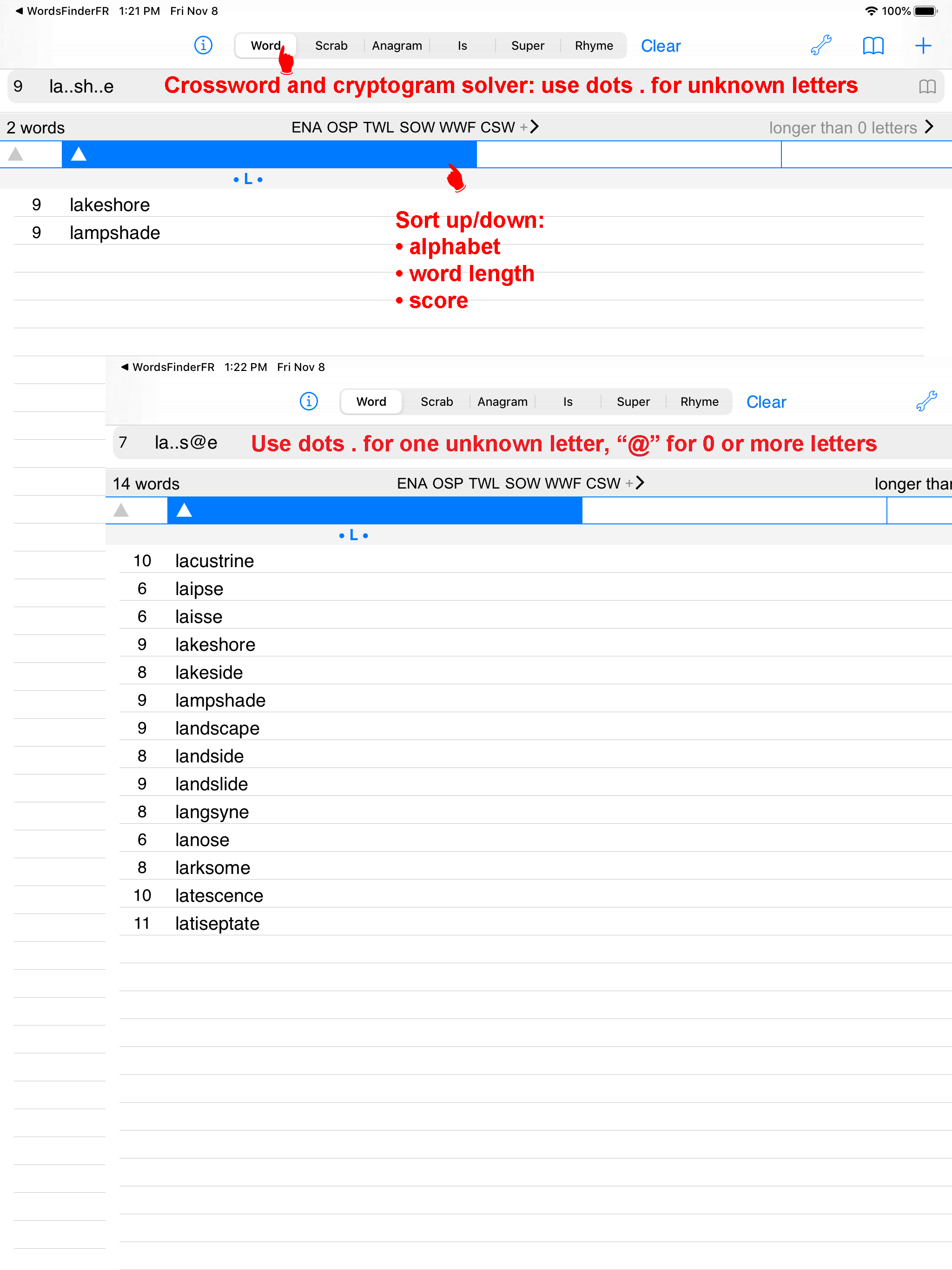 English Words Finder PRO