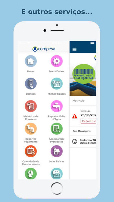 Compesa Mobile Screenshot