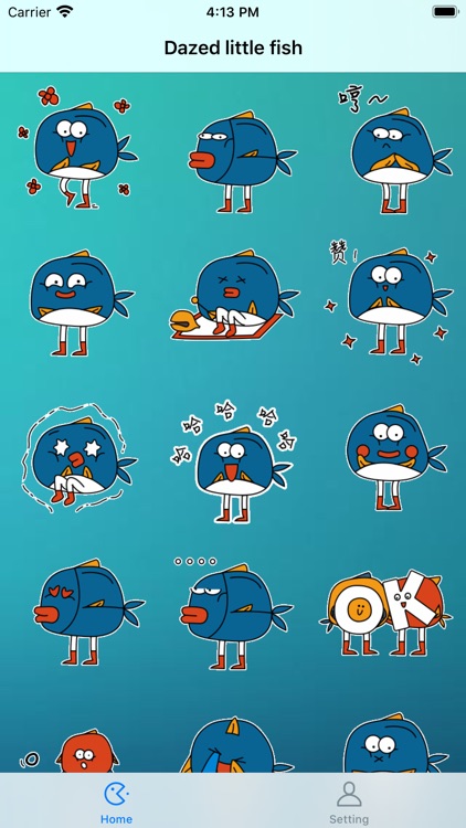 Dazed little fish