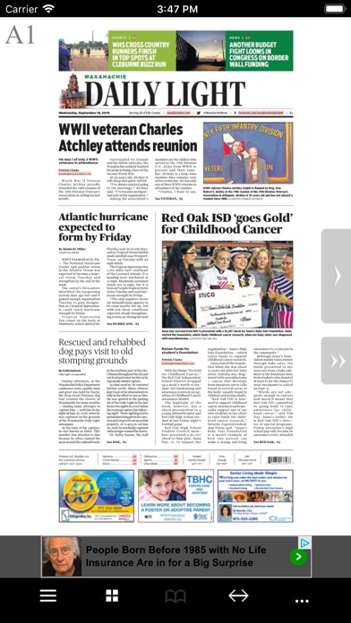 Waxahachie Daily Light News Screenshot