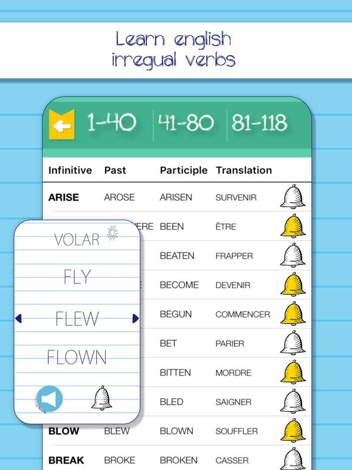 English - Irregular Verbs