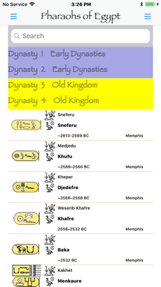 Pharaohs of Egypt screenshot 1