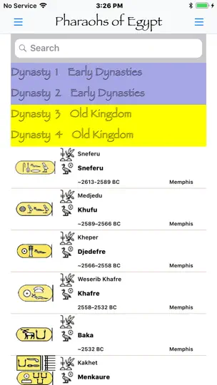 Captura de pantalla de Pharaohs Of Egypt en iPhone 1
