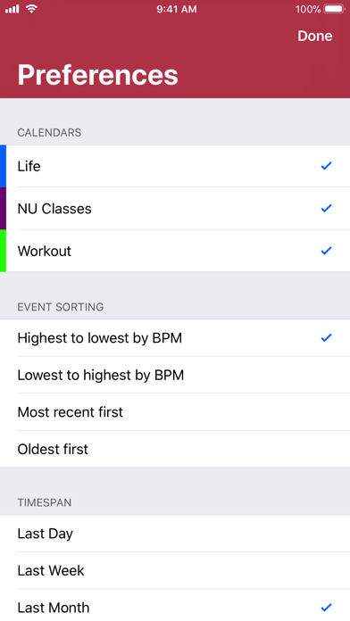 Screenshot #2 pour Heart Calendar