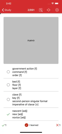 Game screenshot Spanish Vocabulary Notebook hack