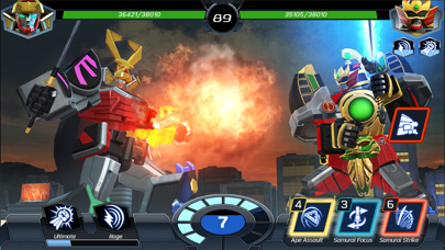 Screenshot from Power Rangers: Legacy Wars