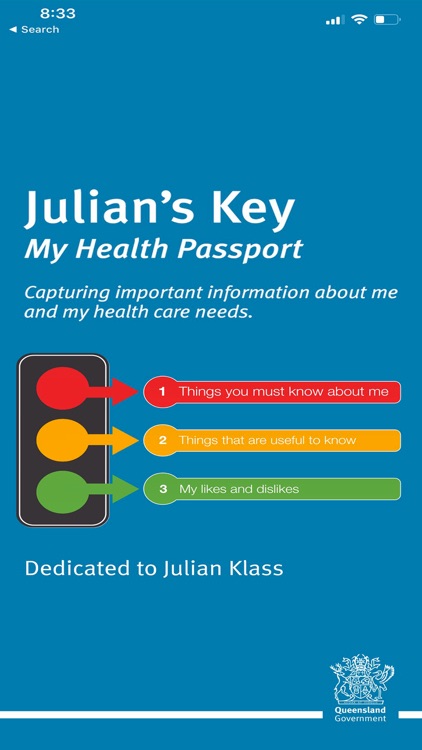Julian’s Key: Health Passport