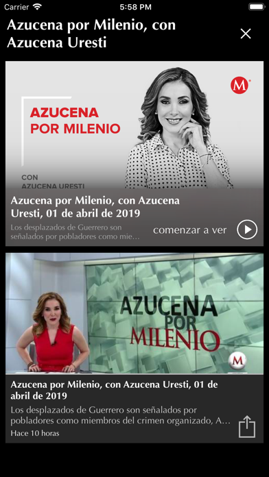 Milenio Play Screenshot