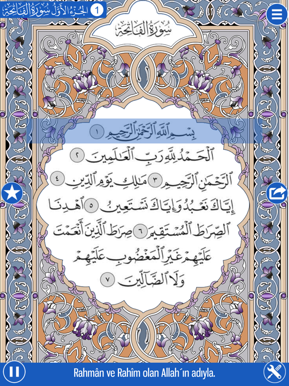 Kuran & Meal Oku ve Dinle iPad screenshot 4 - Book app