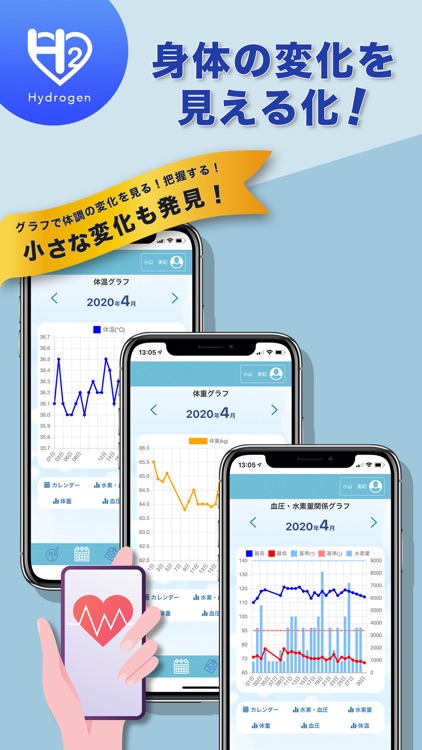 水素吸入管理アプリ【Hydrogen】