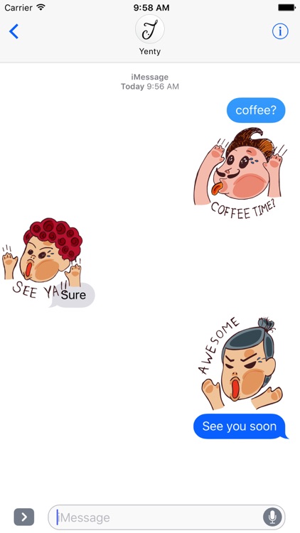 Face Time Up Close Stickers screenshot-3