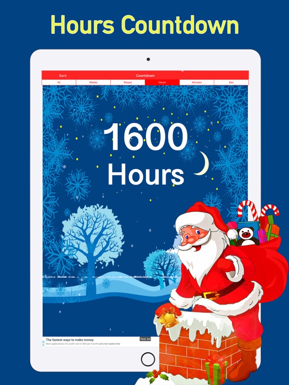 Christmas Countdown day 2025 iPad screenshot 6 - Productivity app