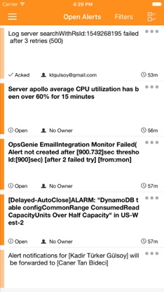 Opsgenie for BlackBerry screenshot 2