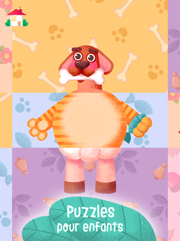 Screenshot #5 pour Animaux rigolos Jeux de puzzle