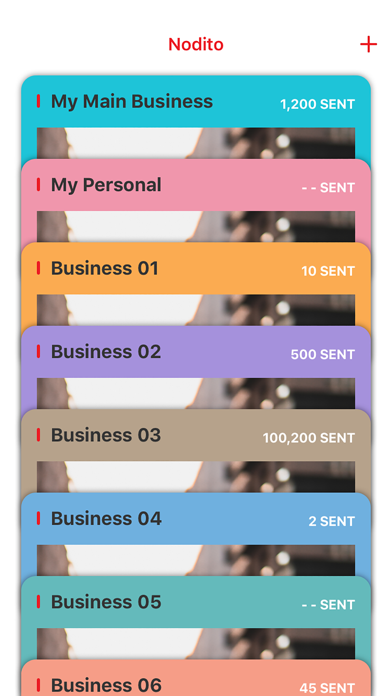 Shook Business Card Screenshot