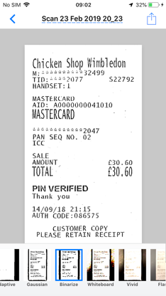 Scanner screenshot 5