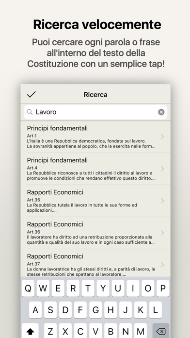 Italian Constitution Screenshot