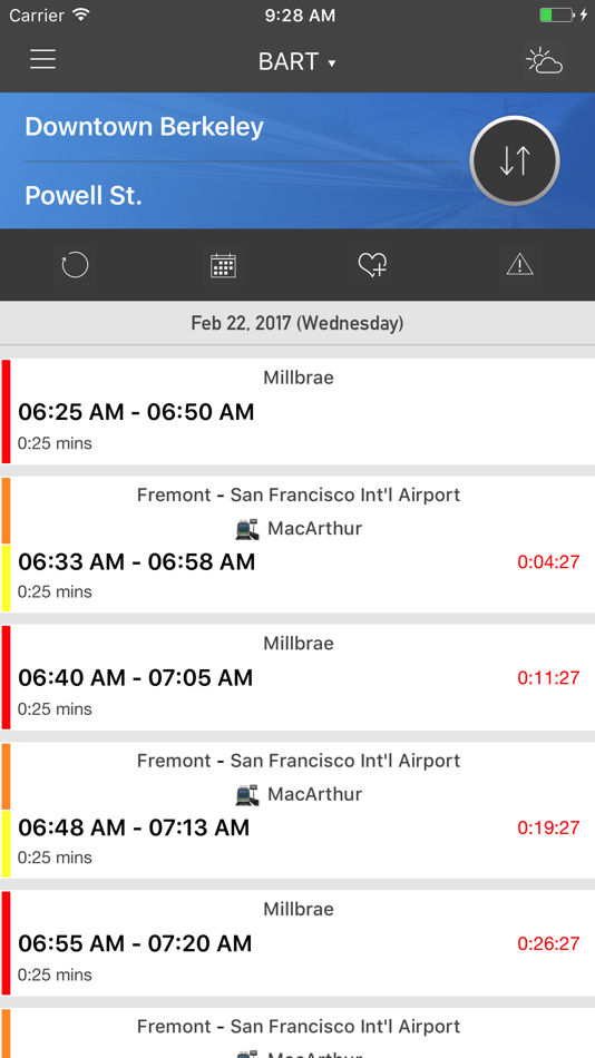 #1. onTime : Transit (iOS) Podle: Mobileware Inc.