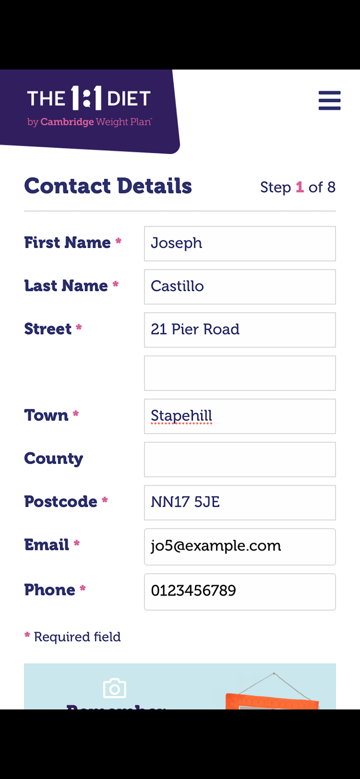 ePRF (Personal Record Form) screenshot 3