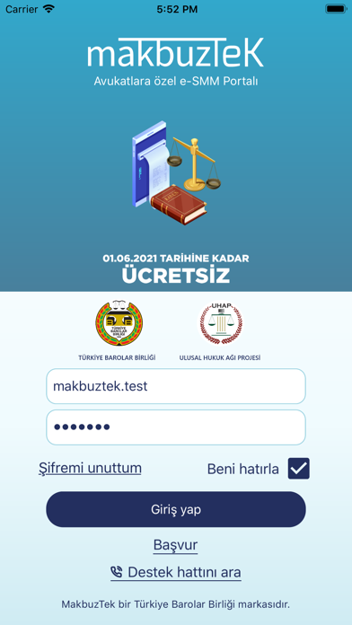 MakbuzTekMobil Screenshot