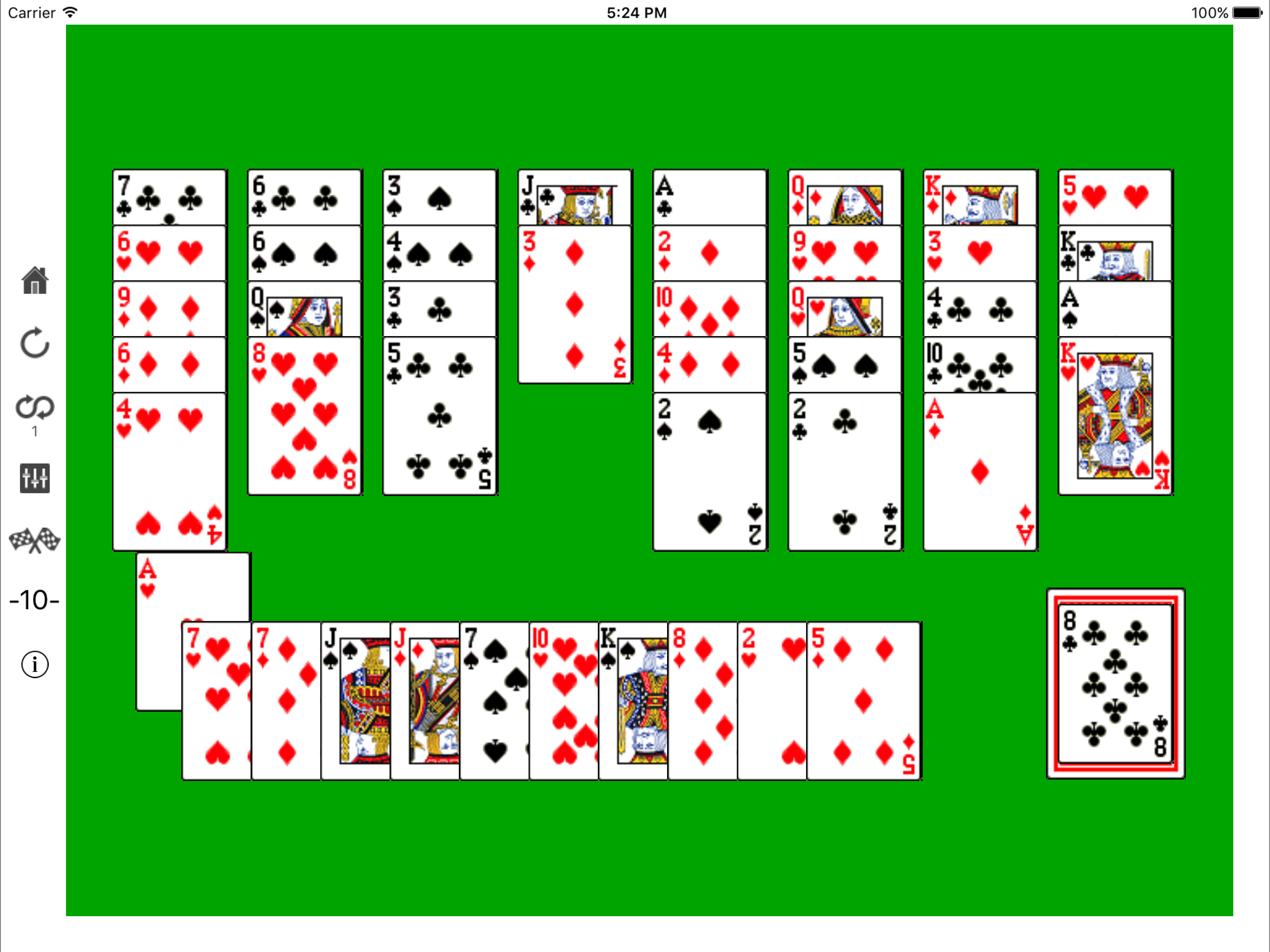 Forty Twelve Solitaire screenshot 7