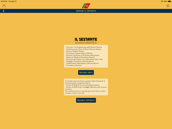 Il Sestante iPad screenshot