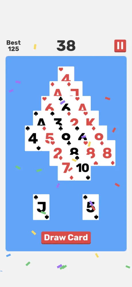 Endless Pyramid Solitaire