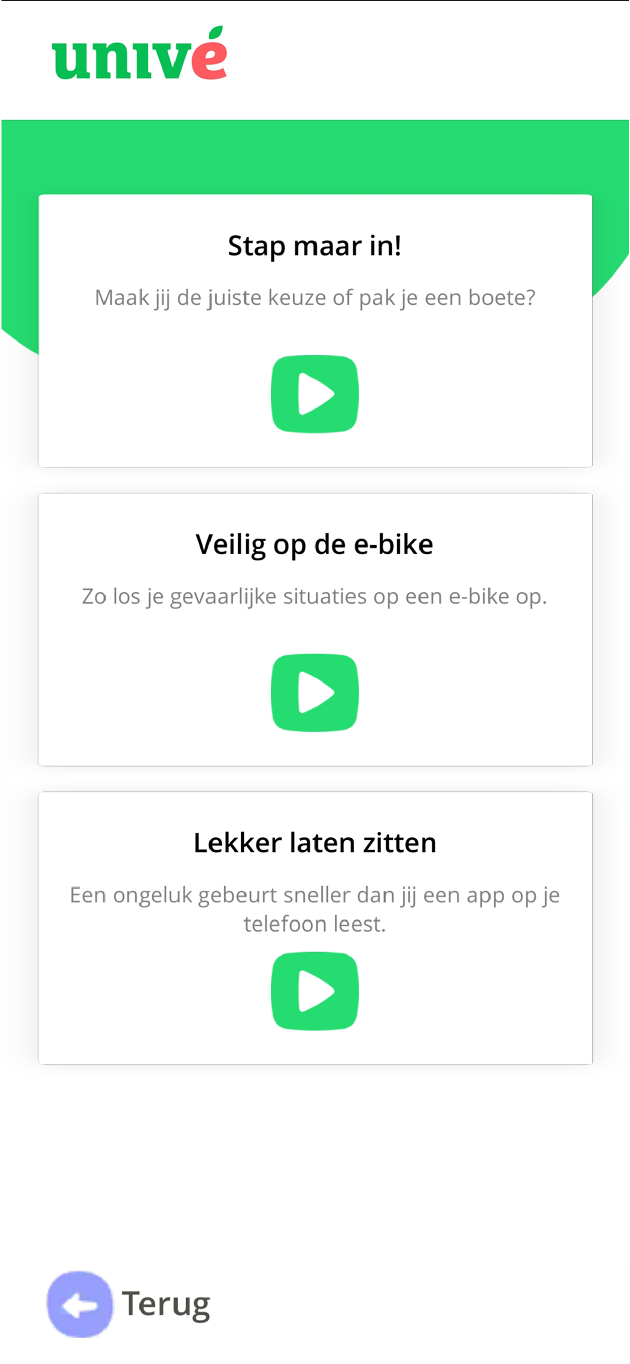 Univé Helpt Verkeersveiligheid