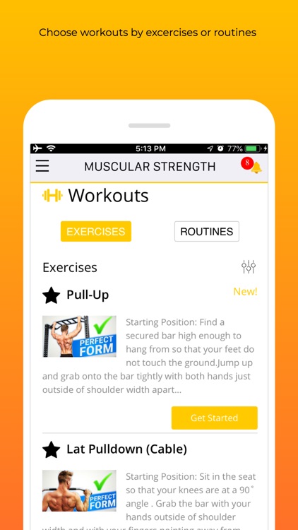 Muscular Strength App