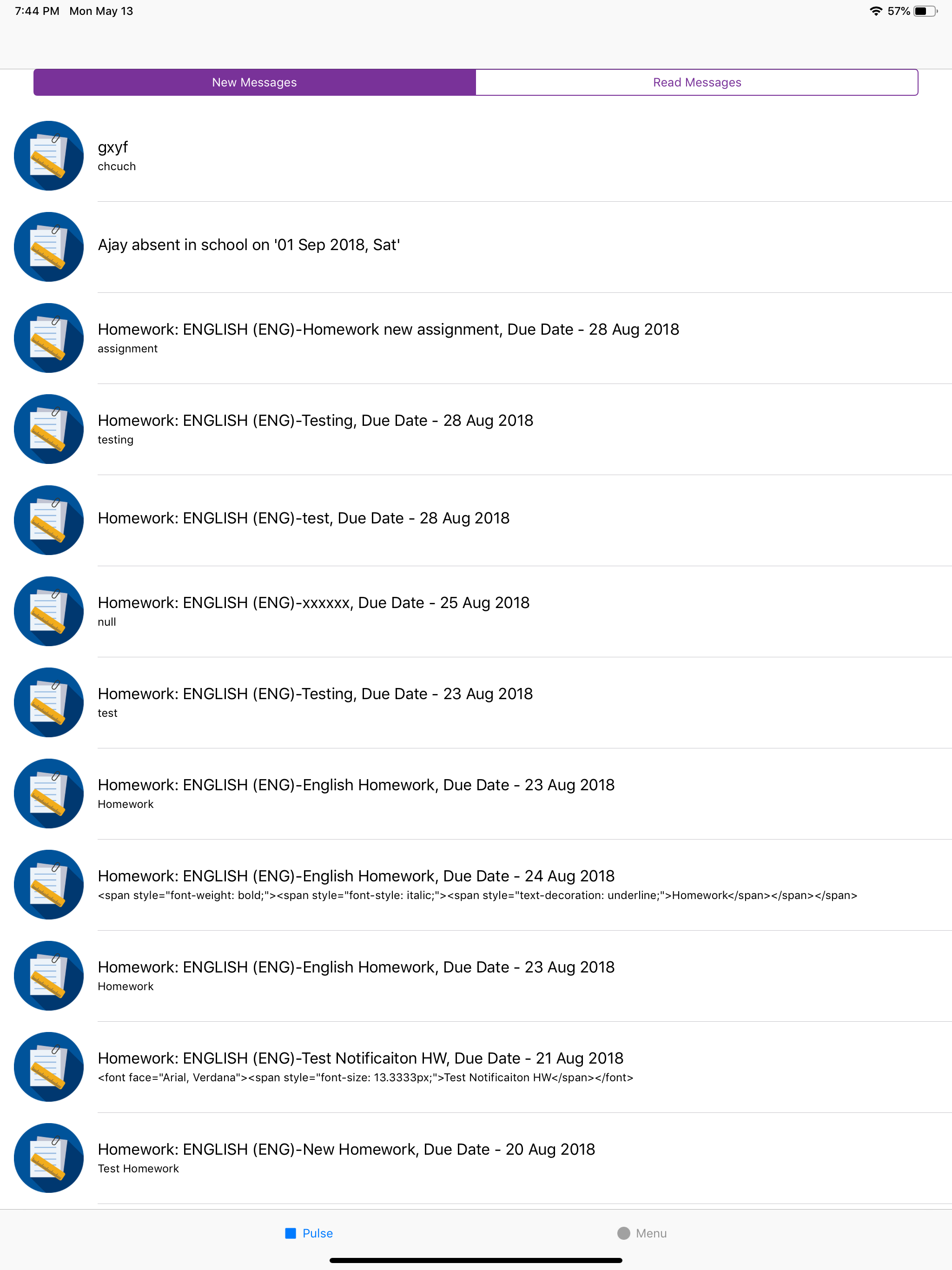 Parent Connect eTechSchool screenshot 5