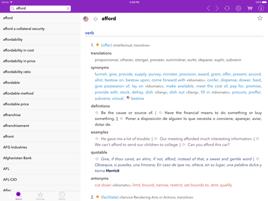 Screenshot #4 pour Spanish Business Dictionary
