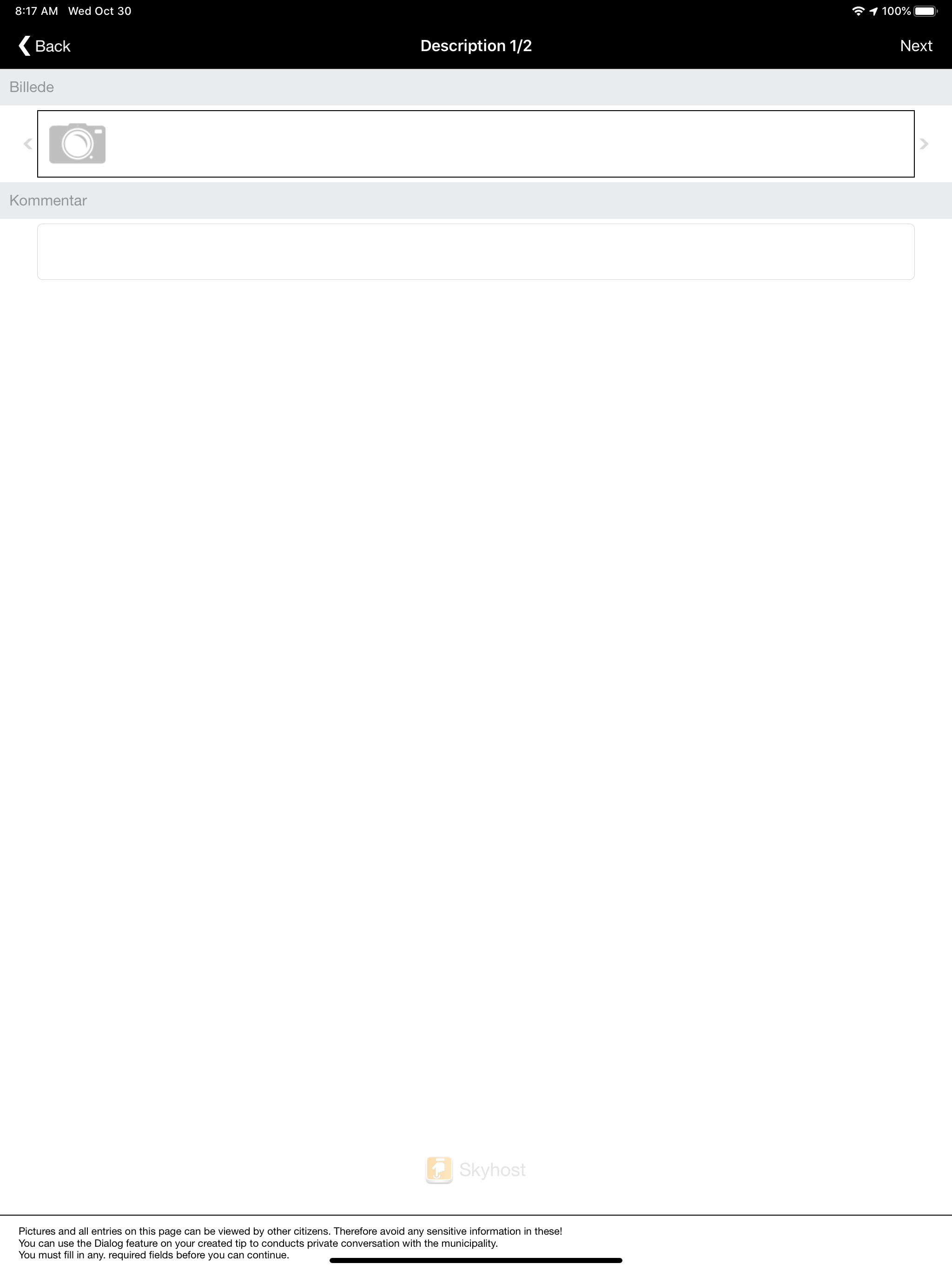 Skyhost Borger Tip screenshot 12