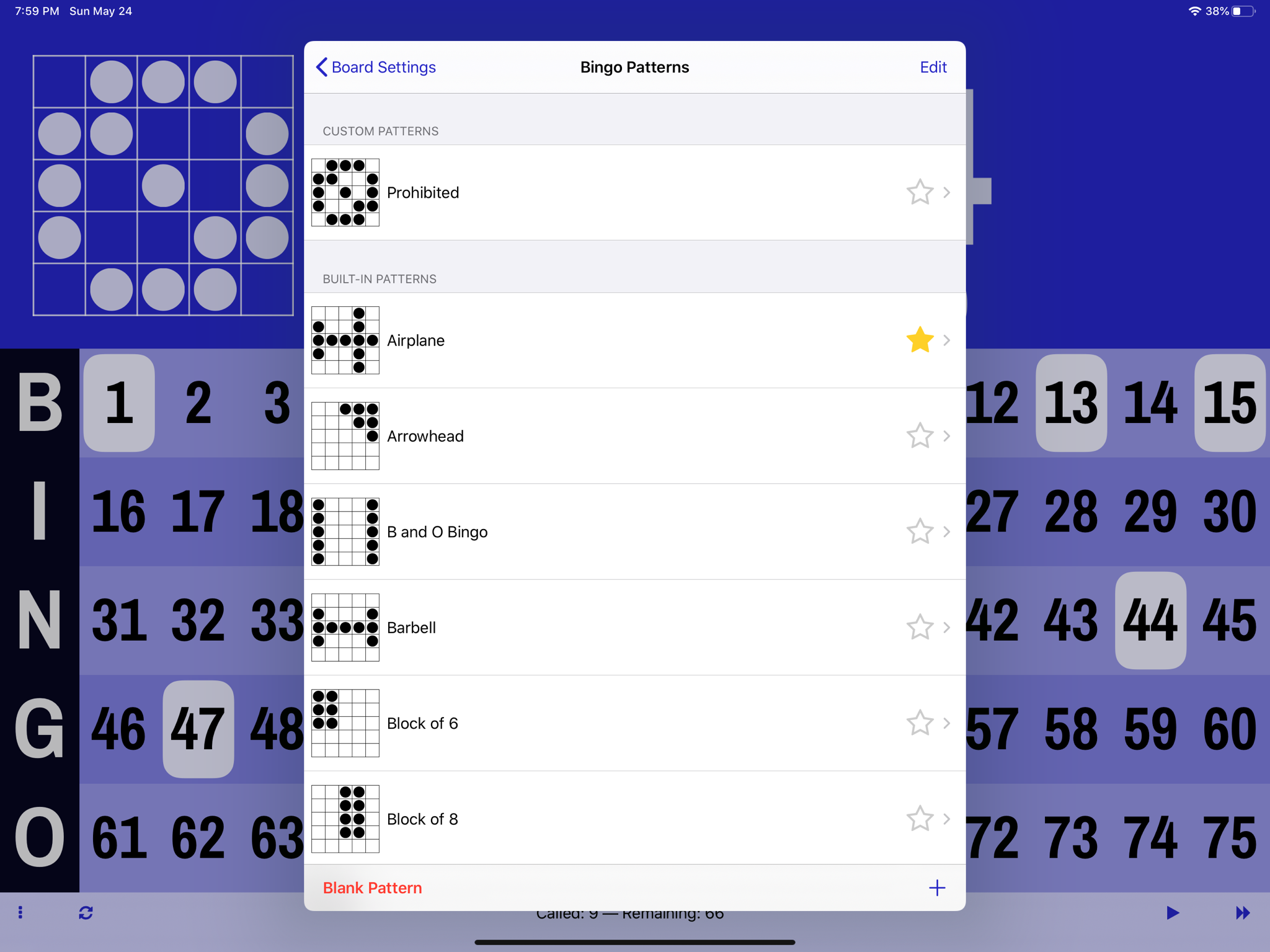 Bingo Board Digital Flashboard