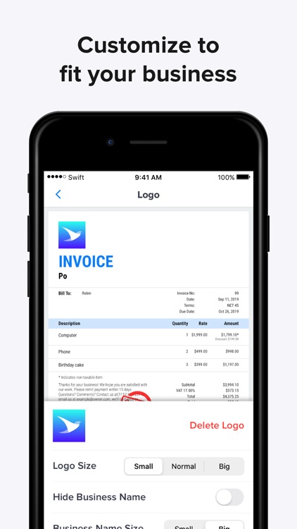 Swift Invoice - Invoice Maker