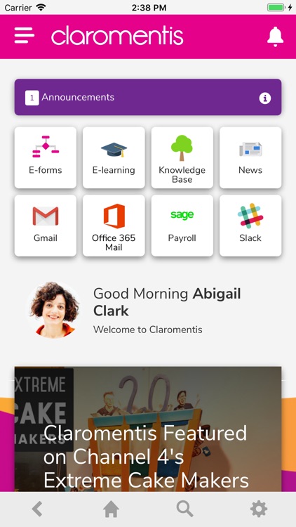 Claromentis screenshot-3