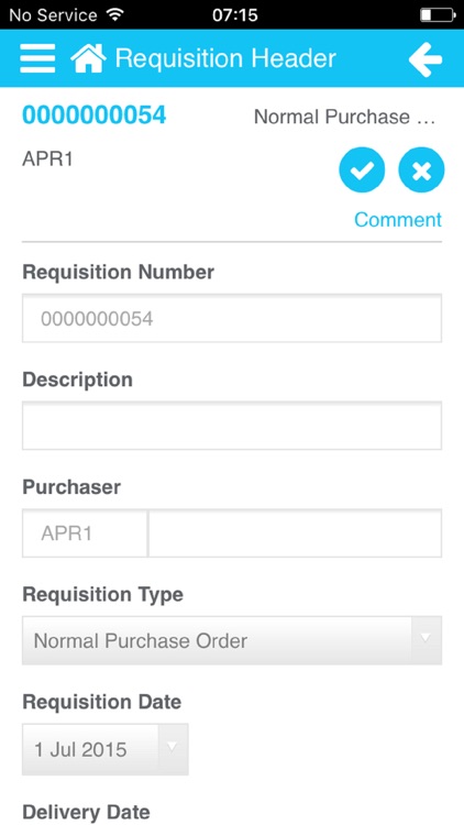 iScala 3.2 Requisition Approva