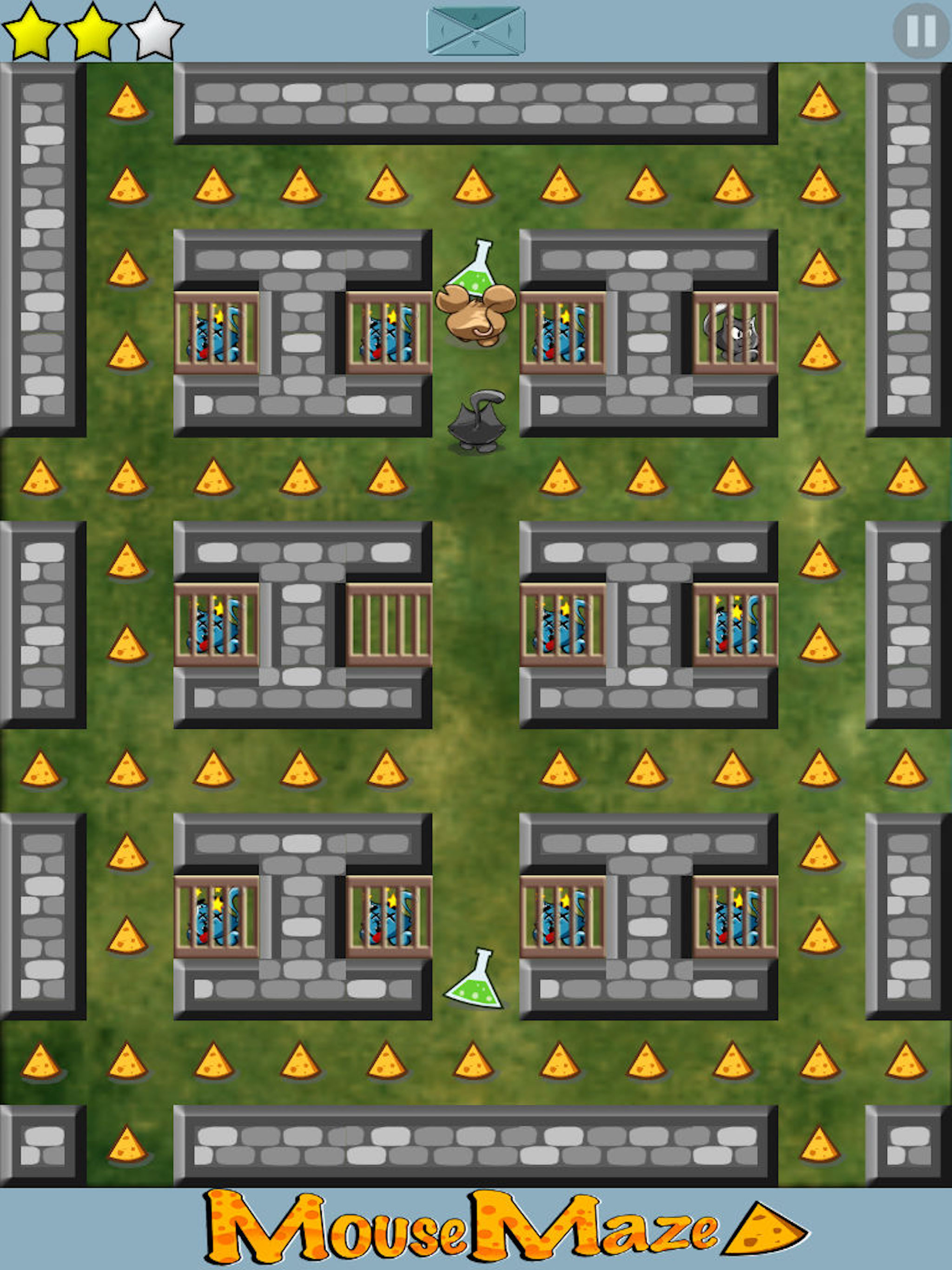 Mouse Maze - Top Brain Puzzle