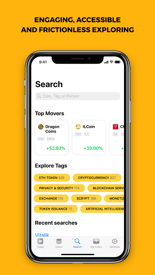 #7. COINS: One App For Crypto (iOS) 由: Coinpaprika Sp. z o.o.