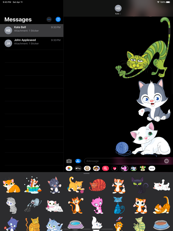 Screenshot #6 pour Cats Stickers & Emojis