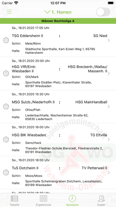 Screenshot #2 pour SG Wehrheim/Obernhain