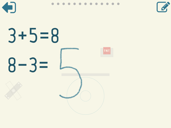 Subtraction Math Trainer iPad screenshot