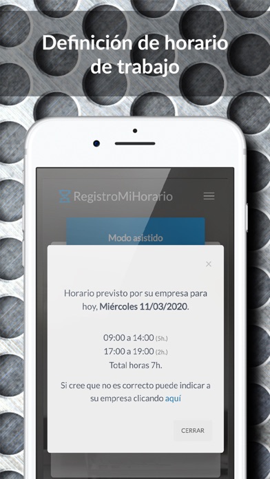 Registro Mi Horario Screenshot