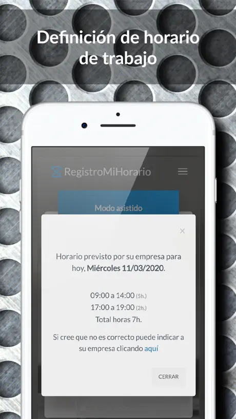Registro Mi Horario