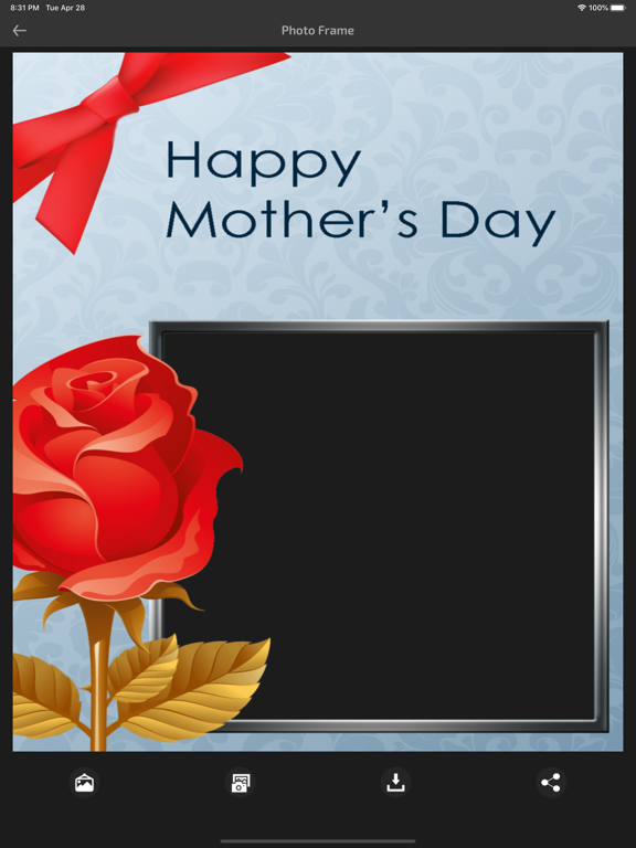 Mothers Day Wishes Frame Cards iPad screenshot 7 - Entertainment app