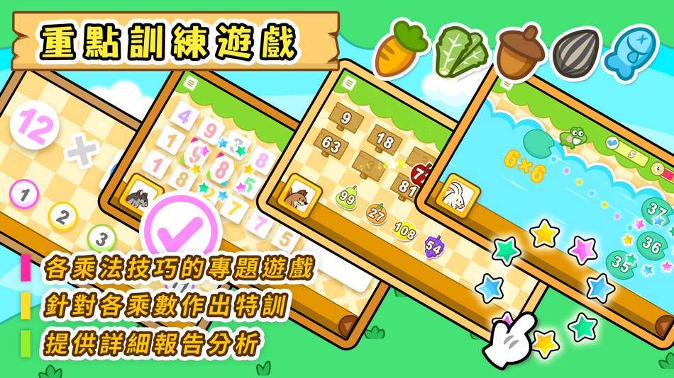 #5. 乘法題目練習 (iOS) By: Hamster Force Multimedia Ltd.