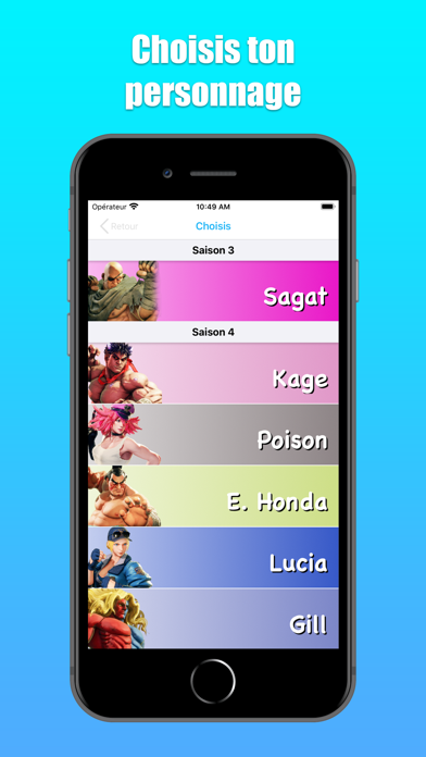 Screenshot #3 pour SFV Frame Data