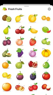 healthy fruit berry stickers iphone screenshot 1